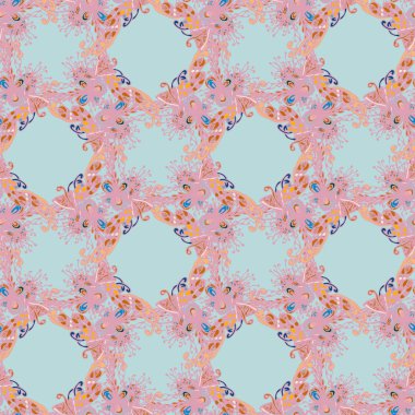 Soyut renkli Dikişsiz desen arka planı için. 