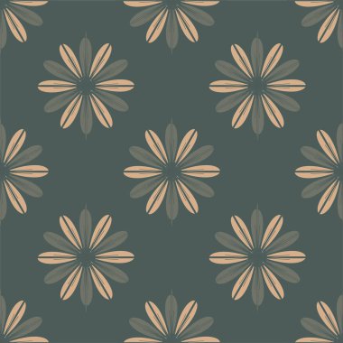  arka plan için çiçekli soyut geometrik seamless modeli