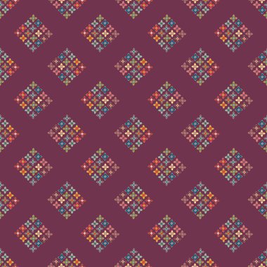  soyut çiçek geometrik Dikişsiz desen arka planı için