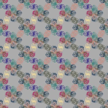 Soyut geometrik renkli seamless modeli, arka plan