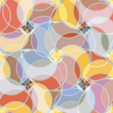 soyut geometrik renk desenli vektör çizimi