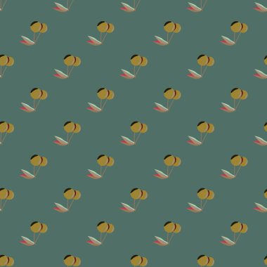 Şirin kiraz seamless modeli. Vektör çizim.