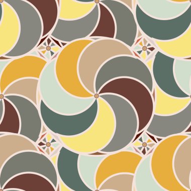 soyut geometrik renk desenli vektör çizimi