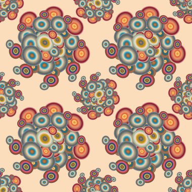 soyut geometrik renkli Dikişsiz desen arka plan için vektör çizim