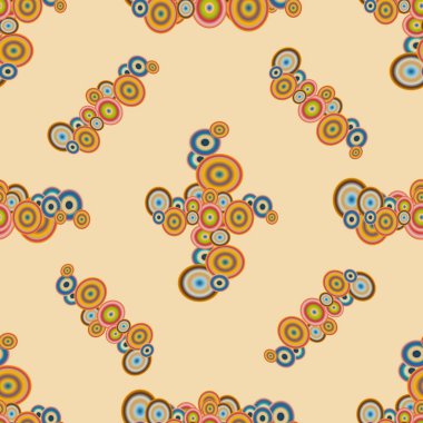 soyut geometrik renkli Dikişsiz desen arka plan için vektör çizim