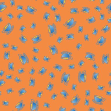 Kahve ya da çay Dikişsiz desen bardak.