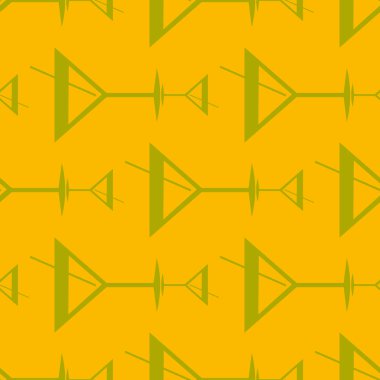 Tropik kokteyller desen, renkli kesintisiz vektör çizim