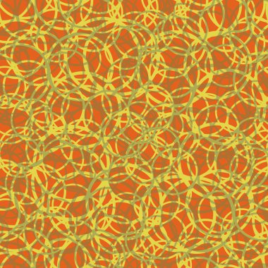 vektör çizim arka planı için daireler ile seamless modeli   