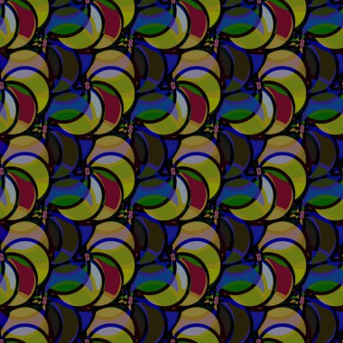 soyut geometrik renk desenli vektör çizimi