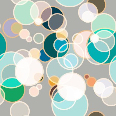 Daireler ile sorunsuz arka plan