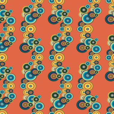 soyut geometrik renkli Dikişsiz desen arka plan için vektör çizim