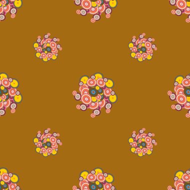 soyut geometrik renkli Dikişsiz desen arka plan için vektör çizim