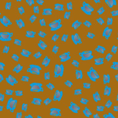 Kahve ya da çay Dikişsiz desen bardak.