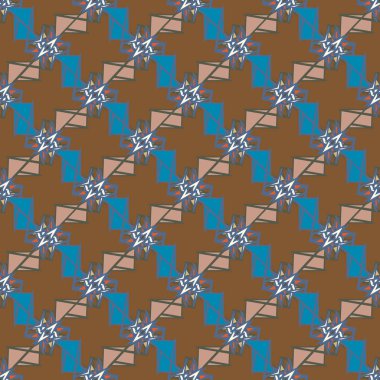 soyut geometrik Dikişsiz desen arka planı için. 