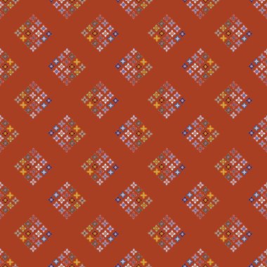  soyut çiçek geometrik Dikişsiz desen arka planı için