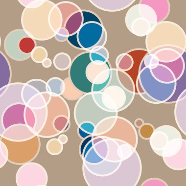 Daireler ile sorunsuz arka plan