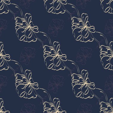 Renkli Yay ve kurdeleler sorunsuz desenli arka.