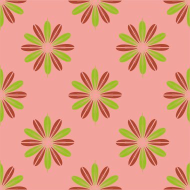  arka plan için çiçekli soyut geometrik seamless modeli