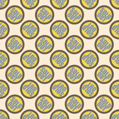 Dikişsiz desen, vektör çizim sattı