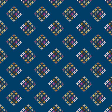  soyut çiçek geometrik Dikişsiz desen arka planı için