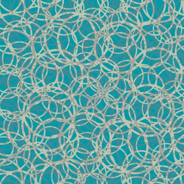 vektör çizim arka planı için daireler ile seamless modeli   