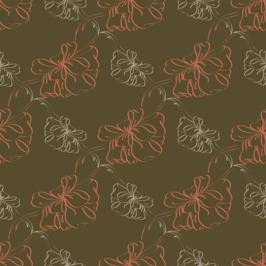 Renkli Yay ve kurdeleler sorunsuz desenli arka.