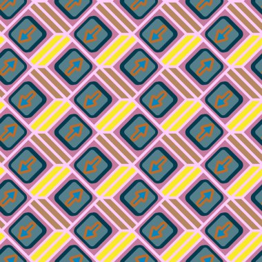 Kot düğmeleri Dikişsiz desen vektör çizim ile 