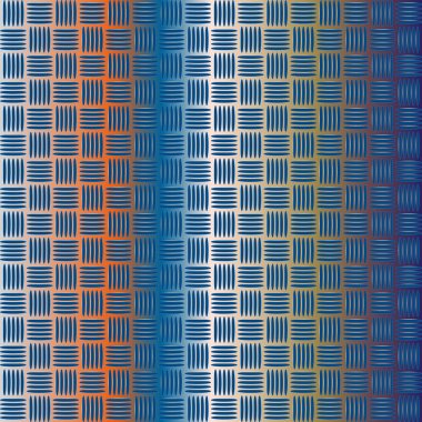 Oluklu demir doku, paslanmaz çelik desen, vektör çizim 