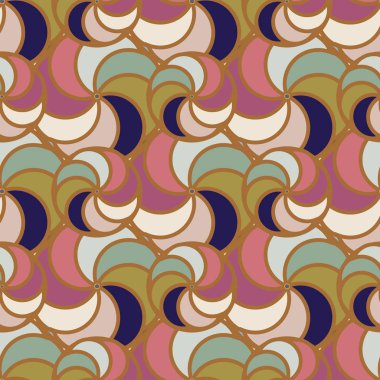 soyut geometrik renk desenli vektör çizimi