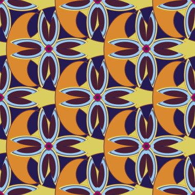 Sorunsuz çiçek desenli arka plan.