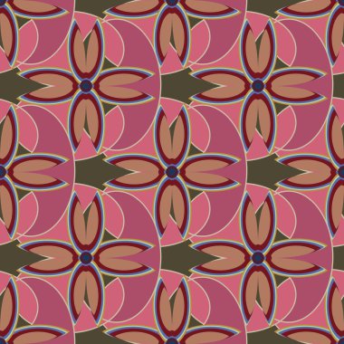 Sorunsuz çiçek desenli arka plan.