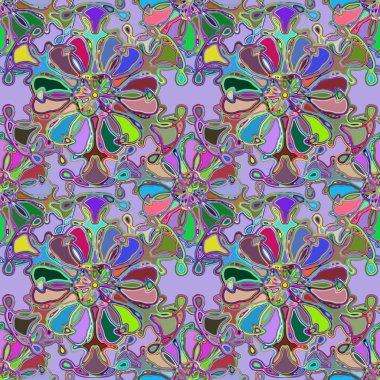 Soyut kaleydoskop renkli Dikişsiz desen arka planı için. 