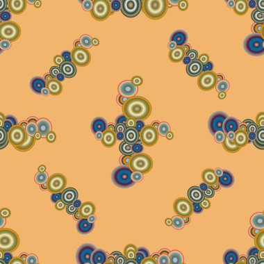 soyut geometrik renkli Dikişsiz desen arka plan için vektör çizim