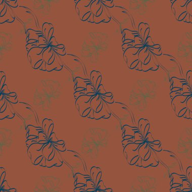 Renkli Yay ve kurdeleler sorunsuz desenli arka.