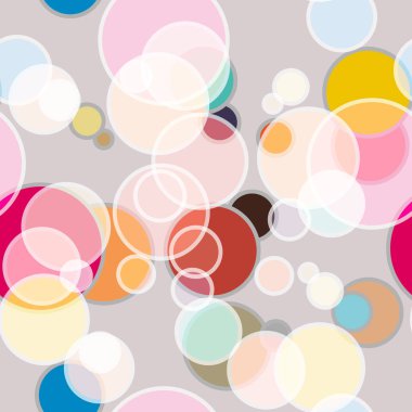 Daireler ile sorunsuz arka plan