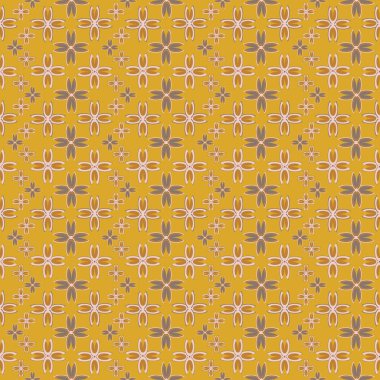 Çiçekler, vektör çizim ile çok renkli geometrik seamless modeli 