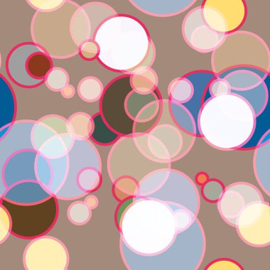 Daireler ile sorunsuz arka plan