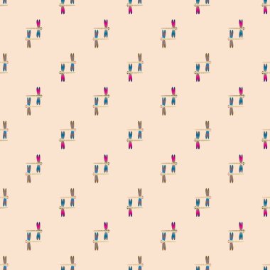 Yusufçuk seamless modeli. Vektör çizimler.