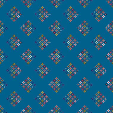  soyut çiçek geometrik Dikişsiz desen arka planı için