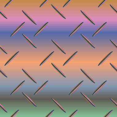 Oluklu demir doku, paslanmaz çelik desen, vektör çizim 