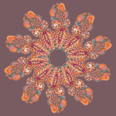 Stil zentangle yeni simetrik mandala doodle ile sanat esin kaynağı oldu. Duvar kağıdı, desen dolgularını, web sayfaları, yüzey dokuları için dekoratif nesne-ebilmek var olmak kullanılmış.