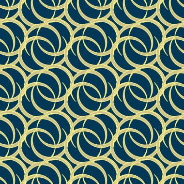 vektör çizim arka planı için daireler ile seamless modeli   