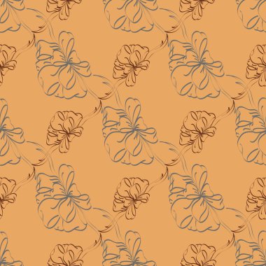 Renkli Yay ve kurdeleler sorunsuz desenli arka.