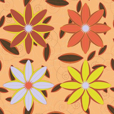 vektör çizim arka planı için seamless modeli   