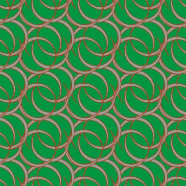 vektör çizim arka planı için daireler ile seamless modeli   