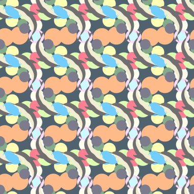 soyut geometrik renkli Dikişsiz desen arka plan için vektör çizim