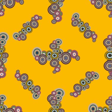 soyut geometrik renkli Dikişsiz desen arka plan için vektör çizim