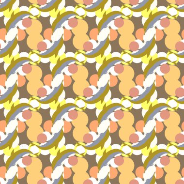 soyut geometrik renkli Dikişsiz desen arka plan için vektör çizim