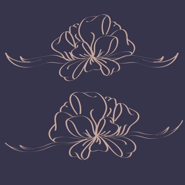 Yay ve şerit vektör karikatür çizimi