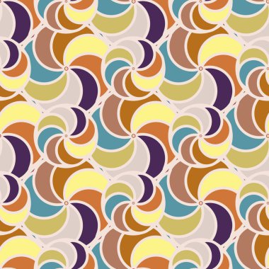 soyut geometrik renk desenli vektör çizimi